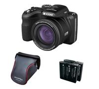 Kodak Pack Pixpro Astro Zoom AZ426 Cámara Bridge Zoom 42X Gran Angular 24mm 20MP+2 Baterías+Estuche