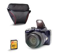 KODAK Pixpro Astro Zoom AZ528 - Cámara digital Bridge, Zoom X52, gran angular de 24 mm, 16 megapíxeles CMOS, LCD 3", Wi-FI, ráfaga de 6 i/s, control inalámbrico
