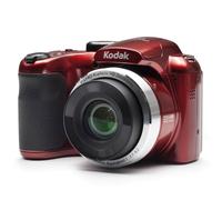 KODAK Pixpro AZ252 - Cámara DigitalBbridge 16 MP, Zoom Optico 25X, Video HD 720p, Gran Angular 24 mm, Estabilizador Optico de Imagen, Pantalla LCD 3" - Roja