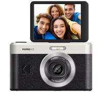 Kodak Pixpro C1 - Cámara Digital Ultra compacta | 13MP BSI CMOS, Zoom 4X, Pantalla LCD de 2.8", Flash LED, Batería integrada, Negro