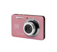 Kodak PixPro Friendly Zoom FZ55 16MP 1080p Full HD Cámara digital con zoom óptico 5X Cámara de vlogging (rosa pastel)