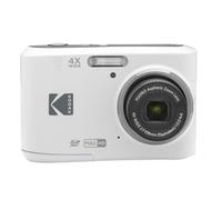 KODAK Pixpro FZ45 - Cámara digital compacta con 16,44 megapíxeles, zoom óptico 4x, pantalla LCD de 2,7 pulgadas, grabación de vídeo HD 720p, incluye pila AA - Blanca