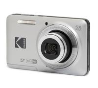 KODAK PIXPRO FZ55-GRY Cámara digital con sensor CMOS de 16MP, zoom óptico 5x, gran angular de 28 mm, vídeo Full HD de 1080p, cámara de vlogging LCD de 2,7 pulgadas, gris