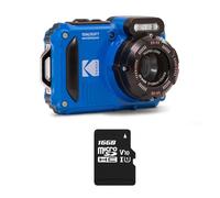 KODAK Pixpro Pack WPZ2 + 1 Tarjeta SD - Compact 16M Pixels, Impermeable a 15 m, antigolpes, vídeo 720p, Pantalla LCD 2,7 - Batería de Li-Ion - Azul