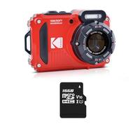 KODAK Pixpro Pack WPZ2 + 1 Tarjeta SD Compact 16M Pixels, Impermeable a 15 m, antigolpes, vídeo 720p, Pantalla LCD 2,7 - Batería de Li-Ion - Rojo