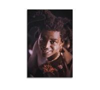 Kodak - Póster de portada de álbum con impresión negra firmada, póster de portada musical, pop hip hop, rap, cantante, estrella, póster estético, arte de pared para niñas y niños, adolescentes,