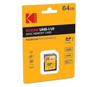 Kodak Premium Perfomance Tarjeta de Memoria SDXC 64GB UHS-I Clase 10