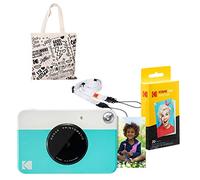 Kodak PRINTOMATIC Cámara de impresión instantánea (Azul) Kit de Inicio con Bolsa de Mano