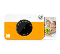 KODAK Printomatic Cámara digital instantánea - Fotos de calidad en papel fotográfico adhesivo Zink 2x3" - 5MP, portátil, regalo creativo para cumpleaños, Navidad, fiestas - Amarillo