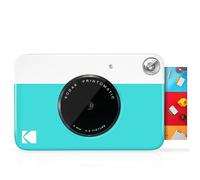 KODAK Printomatic Cámara digital instantánea - Fotos de calidad en papel fotográfico adhesivo Zink 2x3" - 5MP, portátil, regalo creativo para cumpleaños, Navidad, fiestas - Azul