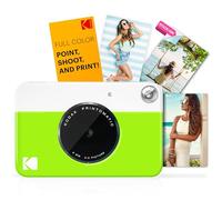 KODAK Printomatic Cámara digital instantánea - Fotos de calidad en papel fotográfico adhesivo Zink 2x3" - 5MP, portátil, regalo creativo para cumpleaños, Navidad, fiestas - Verde