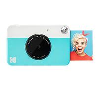 KODAK Printomatic Cámara digital instantánea - Fotos de calidad en papel fotográfico adhesivo Zink 2x3" - 5MP, portátil, regalo creativo para cumpleaños, Navidad, fiestas - Azul