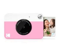 KODAK Printomatic Cámara digital instantánea - Fotos de calidad en papel fotográfico adhesivo Zink 2x3" - 5MP, portátil, regalo creativo para cumpleaños, Navidad, fiestas - Rosa