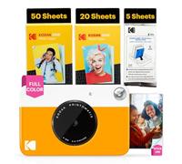 KODAK Printomatic Cámara Instantánea - 75 Hojas, Zink 2x3, 5MP, Regalo Creativo - Amarillo