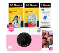 KODAK Printomatic Cámara Instantánea - 75 Hojas, Zink 2x3, 5MP, Regalo Creativo - Rosa