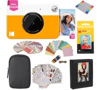 KODAK Printomatic Cámara instantánea (Amarillo) Paquete de Regalo con Papel fotográfico Zink (20 Hojas) y más