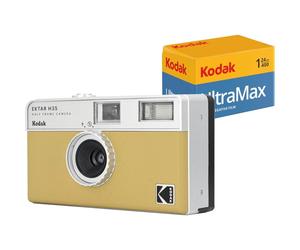 Kodak RK0110 Kit Kodak EKTAR H35 Cámara de Película Beige + Película 35mm Half Frame
