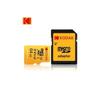 KODAK Sd Micro 64Gb Cl10 Uhs-I U3 V30 A1 Ultra Con Adaptador