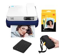 KODAK Smile Classic Cámara Digital instantánea con Bluetooth (Azul) Kit de Viaje