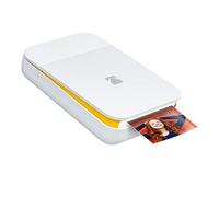 KODAK Smile Impresora digital instantánea, desplegable con Bluetooth para iOS y Android, Edite, imprima y comparta con la aplicación Smile. 2x3 Papel ZINK, Blanco/Amarillo