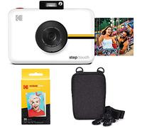 Kodak Step Touch Cámara Digital de 13 MP e Impresora instantánea con Pantalla de 3,5" (Blanco) Kit de Viaje