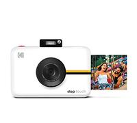 KODAK Step Touch | Cámara digital de 13 MP e impresora instantánea con pantalla de 3,5", vídeo de alta definición, zoom óptico de 10x, suite de edición, Bluetooth y tinta cero ZINK. | Blanco