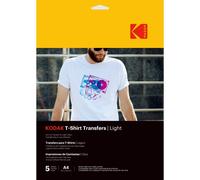 Kodak T-Shirt Transfers Papel Fotográfico A4 5 Hojas para Camiseta Clara