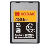 Kodak - Tarjeta CFexpress Tipo A 480 GB, Alta Velocidad, 1700 MBps, Compatible con cámaras de Fotos y vídeo 8 K, 6 g, Almacenamiento fiable y rápido para Profesionales