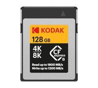 Kodak Tarjeta de Memoria CFexpress Tipo B de 128 GB con Lectura de 1800 MB y Escritura de 1200 MBps (EKMCFX128GK)