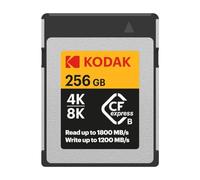 Kodak Tarjeta de Memoria CFexpress Tipo B de 256 GB con Lectura de 1800 MB y Escritura de 1200 MBps (EKMCFX256GK)