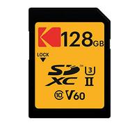Kodak Tarjeta de Memoria SDXC UHS-II U3 V60 Ultra Pro de 128 GB