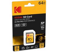 KODAK Tarjeta SD 64 GB UHS-II U3 V90 SDXC ULTRA PRO Rendimiento