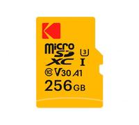 Kodak UHS-I U3 V30 A1 256GB / Tarjeta de Memoria Microsd + Adaptador Sd