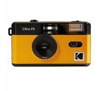 Kodak Ultra F9 - Cámara de cámara de película de 35 mm, Estilo Retro, sin Enfoque, Reutilizable, integrada en Flash, fácil de Usar (Amarillo kodak)