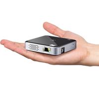 Kodak Ultra Mini Proyector portátil - Soporte HD 1080p Proyector Pico Recargable DLP LED Negro - Pantalla de 100", Altavoz Incorporado - HDMI, USB y Micro SD - Compatible con iPhone iPad, Android