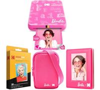 Kodak x Barbie Step Slim Impresora Móvil Inalámbrica Instantánea de Fotos (Estilo de Firma) + Estuche de Cámara Deluxe Barbie + Álbum de Fotos Barbie + Papel Zink (20 Hojas)
