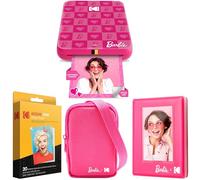 Kodak x Barbie Step Slim Impresora Móvil Inalámbrica Instantánea de Fotos (Estilo Icónico) + Estuche de Cámara Deluxe Barbie + Álbum de Fotos Barbie + Papel Zink (20 Hojas)
