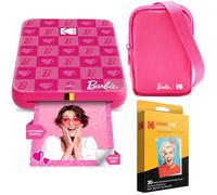 KODAK x Barbie Step Slim Impresora Móvil Inalámbrica Instantánea de Fotos Paquete de Inicio Barbie (Estilo Icónico) + Estuche de Cámara Deluxe Barbie + Papel Zink (20 Hojas)