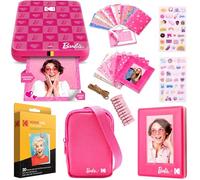 Kodak x Barbie Step Slim Impresora Móvil Inalámbrica - Paquete de Regalo Estilo Icónico + Estuche de Cámara, Álbum de Fotos, Pegatinas, Marcos Colgantes, 50 Pegatinas y Papel Zink (20 Hojas)