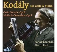Kodaly : uvres pour violoncelle et piano. Georgian, Rizzi.