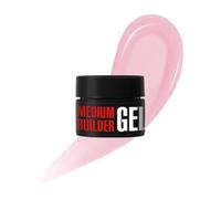 Kodi Professional Constructor para Uñas Medium Builder Gel Light Pink UV LED - Builder Gel para uñas Desnudo, Reparadora, Refuerzo 13 ml