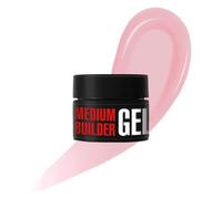 Kodi Professional Constructor para Uñas Medium Builder Gel Warm Pink UV LED - Builder Gel para uñas Desnudo, Reparadora, Refuerzo 13 ml