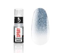 Kodi Professional Express Spray Powder para Uñas Ombre Blue Sky Glitter - Polvo para Uñas - Esmaltes Semipermanentes - Pintauñas Holográfico - Polvos de Color Efecto Brillo - Nail Art