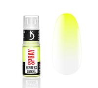 Kodi Professional Express Spray Powder para Uñas Ombre Yellow - Polvo para Uñas - Esmaltes Semipermanentes - Pintauñas Holográfico - Polvos de Color Efecto Brillo - Nail Art