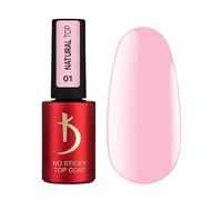 Kodi Professional No Wipe Top Coat Gel - Natural Top Coat Pastel Rose Gel Polish UV LED Soak Off - Esmalte Semipermanente - Esmalte de uñas de larga duración - Pintauñas 7 ml