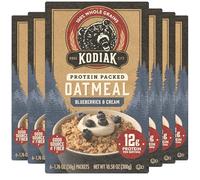Kodiak Paquetes de avena instantánea, arándanos y crema, alto contenido en proteínas, 100% granos enteros, 6 cajas con 6 paquetes (36 paquetes)
