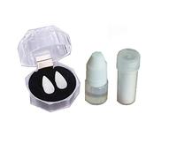 Kodxylytix 1 par de dientes de vampiro para cosplay de Halloween, 15 mm + mordedor