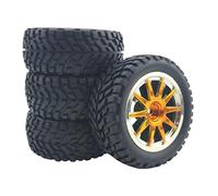 Kodxylytix Neumático de coche RC para Wltoys 144001 124018 124019 1/10 RC Model Toy Accessories Naranja