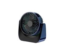 Kodxylytix Ventilador eléctrico de escritorio, desmontable, lavable, cancelación de ruido, funcionamiento silencioso, carga USB, color sólido, ventiladores de interior, alimentación USB azul