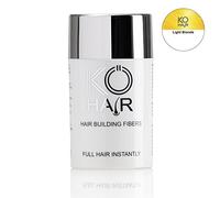 KÖ-HAIR FIBERS - Masajeador para cabello ligero y protector parcial, 12 g, color rubio claro